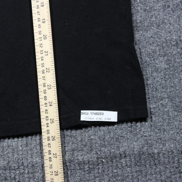 Y2K Affliction Type T Shirt Womens L Black Grunge Goth Skater Skull Las Vegas - Picture 6 of 6